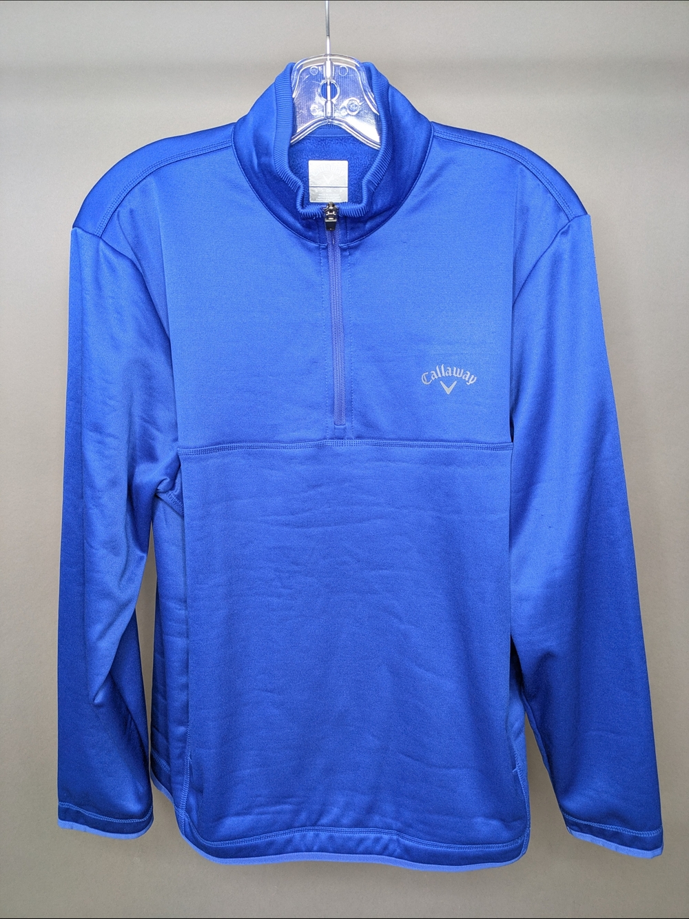 Callaway Bright Blue Quarter-Zip Performance Fleece Pullover